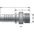 G20615-1222 by GATES - Male DIN 24 Cone - Light Series (GlobalSpiral)