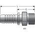 Gates G20675-1227 Hydraulic Coupling / Adapter Male French GAZ (GlobalSpiral)