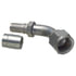 Gates G40175-1616 Hydraulic Coupling / Adapter Female JIC 37 Flare Swivel - 45 Bent Tube - Steel (C14)