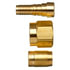 Gates G40200-0606B Hydraulic Coupling / Adapter Female SAE 45 Flare Swivel - Brass (C14)