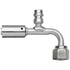 G475891010 by GATES - Female SAE Tube O-Ring Nut Swivel w/R134a Service Port-90 Bent Tube-Alum.
