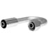 Gates G476101212 A/C Refrigerant Hose Fitting Female SAE Tube O-Ring Nut - 180 Bent Tube - Aluminum (PolarSeal II ACB)