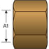 G55060-0005 by GATES - Tube Sleeve Nut (Copper Tubing Industrial Compression)