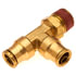 Gates G56140-0404 Hydraulic Coupling / Adapter Industrial SureLok Run Tee to Male Pipe Swivel (Industrial SureLok)