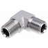 Gates G60115-2424 Hydraulic Coupling / Adapter Male Pipe NPTF to Male Pipe NPTF - 90 (SAE to SAE)