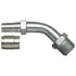 Gates G40502-0404 Hydraulic Coupling / Adapter SAE Male Inverted Swivel - 45 Bent Tube - Steel (C14)