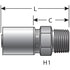 G43100-1616 by GATES - Male Pipe (NPTF - 30 Cone Seat) (GL)