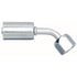 Gates G45202-0808 A/C Refrigerant Hose Fitting Female SAE 45 Flare Swivel - 45 Bent Tube - Aluminum (PolarSeal ACA)