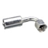 G45205-0608 by GATES - Female SAE 45 Flare Swivel - 90 Bent Tube - Aluminum (PolarSeal ACA)