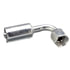 G45205-0808 by GATES - Female SAE 45 Flare Swivel - 90 Bent Tube - Aluminum (PolarSeal ACA)