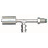 Gates G45580-1010 A/C Refrigerant Hose Fitting Male SAE Tube O-Ring Nut Swivel with R134a Svc Port-Aluminum (PolarSeal ACA)