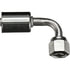 Gates G45592-1008 A/C Refrigerant Hose Fitting Female SAE Tube O-Ring Nut Swivel - 90 Bent Tube - Aluminum (PolarSeal ACA)