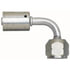 Gates G45609-1024 Hydraulic Coupling / Adapter Female SAE Tube Dual O-Ring Metric Nut - 90 Bent Tube - Aluminum (PolarSeal