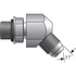 Gates G60308-0604 Hydraulic Coupling / Adapter Male O-Ring Boss to Male JIC 37 Flare - 45 (SAE to SAE)