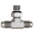 G60350-0606 by GATES - Male JIC 37 Flare on Run to Male O-Ring Boss - Tee (SAE to SAE)