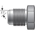 G604020002 by GATES - Male JIC 37 Flare Plug (SAE to SAE)