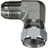 Gates G60422-2020 Hydraulic Coupling / Adapter Male JIC 37 Flare to Female JIC 37 Flare Swivel - 90 (SAE to SAE)