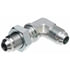 Gates G60447-1010 Hydraulic Coupling / Adapter Male JIC 37 Flare to Male JIC 37 Flare Bulkhead - 90 (SAE to SAE)