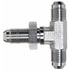 G60471-0505 by GATES - Male JIC 37 Flare on Run to Male JIC 37 Flare Bulkhead - Tee (SAE to SAE)