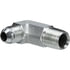 Gates G605000404 Hydraulic Coupling / Adapter Male JIC 37 Flare to Male Pipe NPTF - 90 - Long (SAE to SAE)