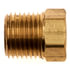 G60599-0404 by GATES - Male Inverted Tube Nut - Brass (Inverted Flare)