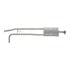 Walker Exhaust 47843 Exhaust Muffler Assembly Quiet-Flow SS Direct Fit Exhaust Muffler Assembly 2" Inlet (Outside)