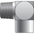 G60136-0808 by GATES - Male Pipe NPTF to Female Pipe NPTF - 90 (SAE to SAE)