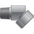 Gates G60142-0406 Hydraulic Coupling / Adapter Male Pipe NPTF to Female Pipe Swivel NPSM - 45 (SAE to SAE)