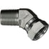 Gates G60142-0604 Hydraulic Coupling / Adapter Male Pipe NPTF to Female Pipe Swivel NPSM - 45 (SAE to SAE)