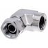 Gates G60164-0402 Hydraulic Coupling / Adapter Female Pipe NPTF to Female Pipe Swivel NPSM - 90 (SAE to SAE)