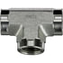Gates G60181-3232 Hydraulic Coupling / Adapter Female Pipe NPTF - Tee (SAE to SAE)
