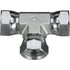 Gates G60184-2020 Hydraulic Coupling / Adapter Female Pipe Swivel NPSM - Tee (SAE to SAE)