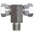 G60186-2424 by GATES - Female Pipe Swivel NPSM on Run to Male Pipe NPTF - Tee (SAE to SAE)