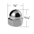 10020M50 by UNITED PACIFIC - 3/4" x 15/16" Chrome Die-Cast Acorn Wheel Lug Nut Cover, Box of 50