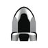 10049 by UNITED PACIFIC - Wheel Lug Nut Cover Set - 33mm x 2 3/4", Chrome, Plastic, Bullet, with Flange, Push-On Style