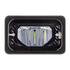 34133 by UNITED PACIFIC - Headlight - RH/LH, LED, Heated, 4 x 6", Rectangle, Black Housing, Low Beam, with Black Reflector