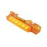 37593 by UNITED PACIFIC - Truck Cab Light - 6 LED, Exterior Visor Light, Amber LED/Amber Lens, for 1996-2023 Volvo VNL