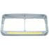 32347 by UNITED PACIFIC - Headlight Bezel - 19 LED, Rectangular, Dual, with Visor, Amber LED/Clear Lens