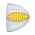 39500 by UNITED PACIFIC - Headlight Cover - Headlight Turn Signal Light Cover, 39 LED, Teardrop, Amber LED/Amber Lens