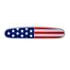 11003 by UNITED PACIFIC - Emblem - Chrome, Die Cast USA Flag