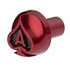 71040 by UNITED PACIFIC - Air Brake Valve Control Knob - Red, Ace of Spades Design, Heavy Duty Zinc Die Cast