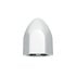 10065P50 by UNITED PACIFIC - Wheel Lug Nut Cover - 9/16" Nut Size, 15/16" Height, Chrome Plastic, Bullet Shale