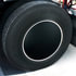 10344 by UNITED PACIFIC - Axle Hub Cover Kit - Aero Full-Moon Rear, Matte Black