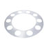 10359 by UNITED PACIFIC - Axle Hub Cover - Rear, Kit, Chrome, Flat Aero Design, For 22.5" x 8.25" Wheels