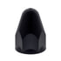 10361 by UNITED PACIFIC - Wheel Lug Nut Cover Set - 20 Pieces, 1-1/2" x 2-3/4", Matte Black, Plastic Bullet, Push-On