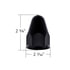 10361 by UNITED PACIFIC - Wheel Lug Nut Cover Set - 20 Pieces, 1-1/2" x 2-3/4", Matte Black, Plastic Bullet, Push-On