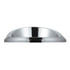 10483 by UNITED PACIFIC - Clearance Light Bezel - 1 Piece Carded, 4 inches, Round, Chrome, with Visor