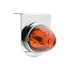 20400 by UNITED PACIFIC - Glass LED Double Function Watermelon Light, with Stainless Steel Bracket, Amber