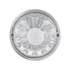 20412 by UNITED PACIFIC - Marker Light - White, LED, Dual Function, Flush Mount Watermelon Style