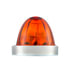 20721 by UNITED PACIFIC - Marker Light - Halogen, Dark Amber/Glass Lens with Watermelon Design, Large, Double Contact Bulb